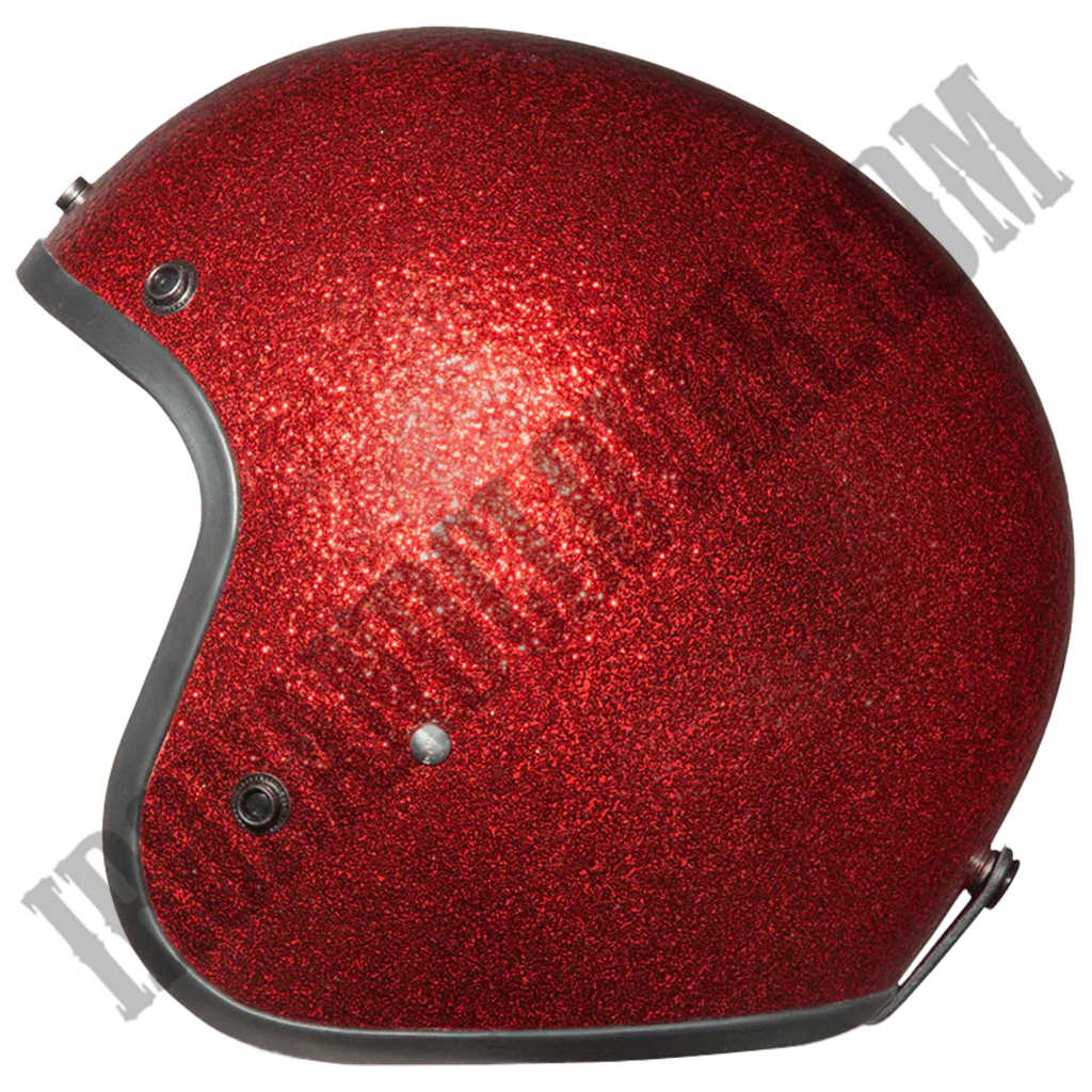 Daytona Cruiser with Visor in Red Metal Flake