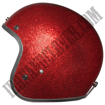 Daytona Cruiser with Visor in Red Metal Flake