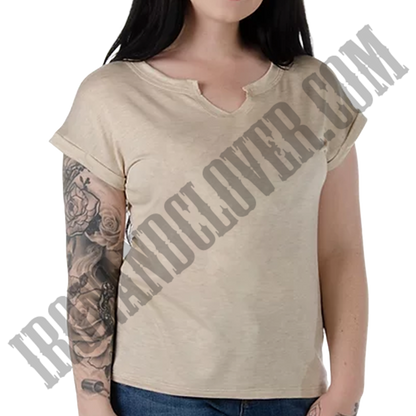 Basic Oat Colored Tee