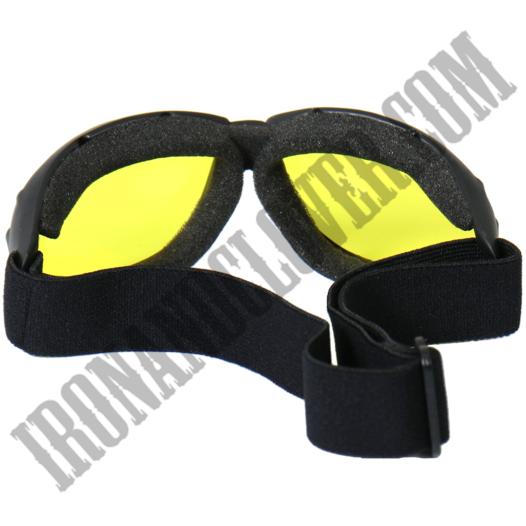 Yellow Eliminator Riding Goggles