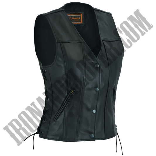 CC Motorcycle Vest with Side Laces