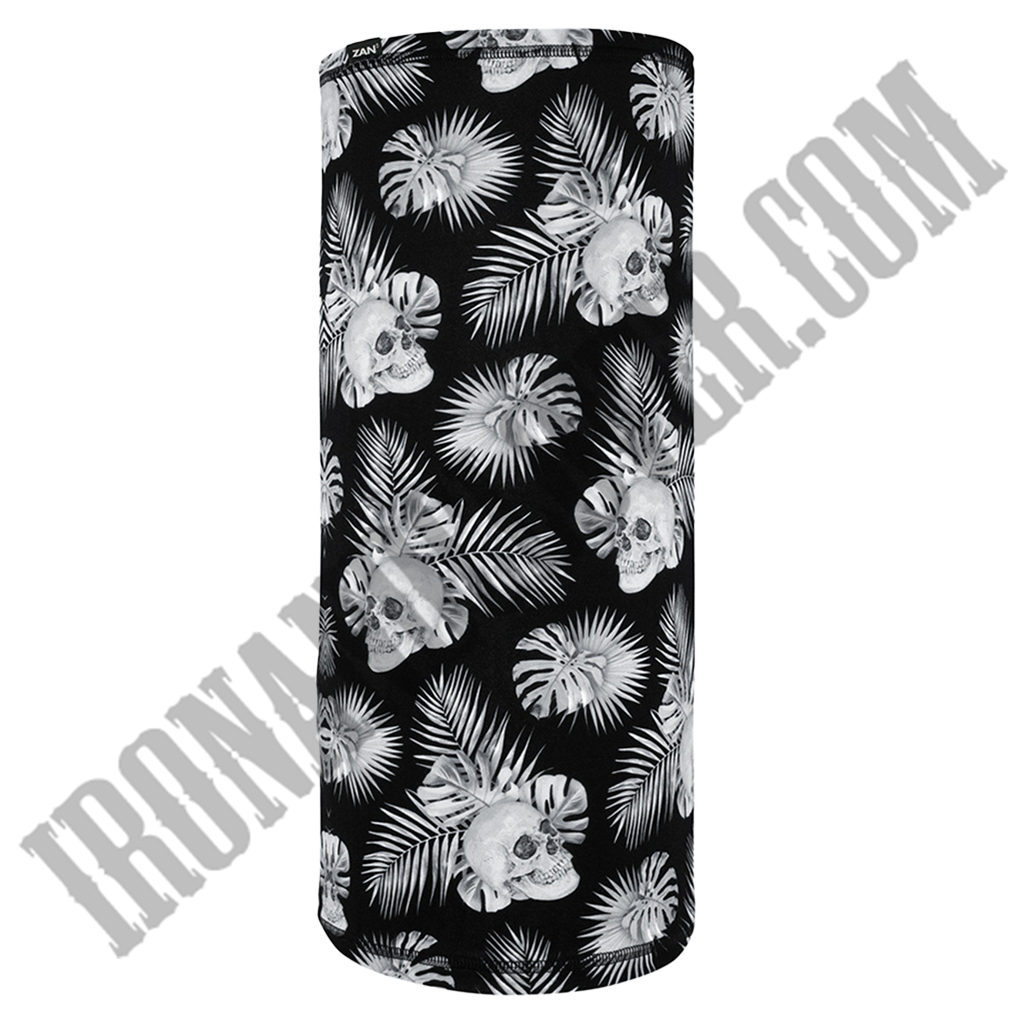 Black & White Tropical Skulls Motley Tube®