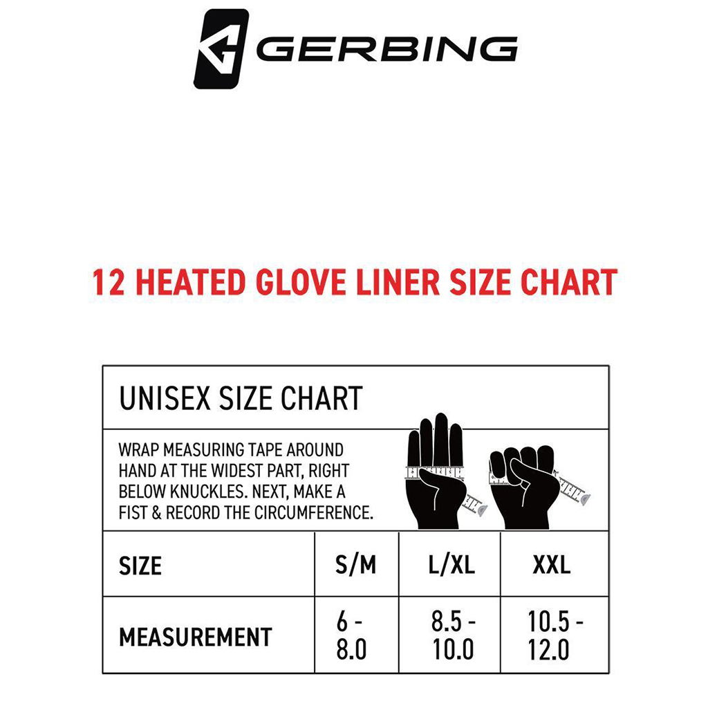 Gerbing Men's 12V Heated Glove Liners