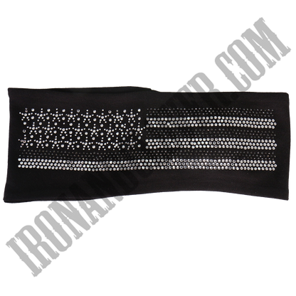 Gray American Flag Bling Wrap