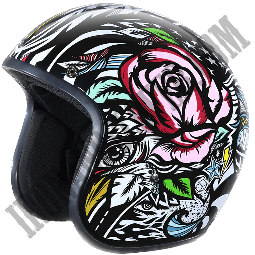 Daytona Cruiser with Visor in Tribal Graffiti