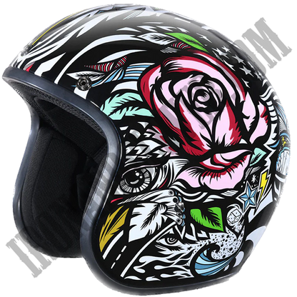 Daytona Cruiser with Visor in Tribal Graffiti