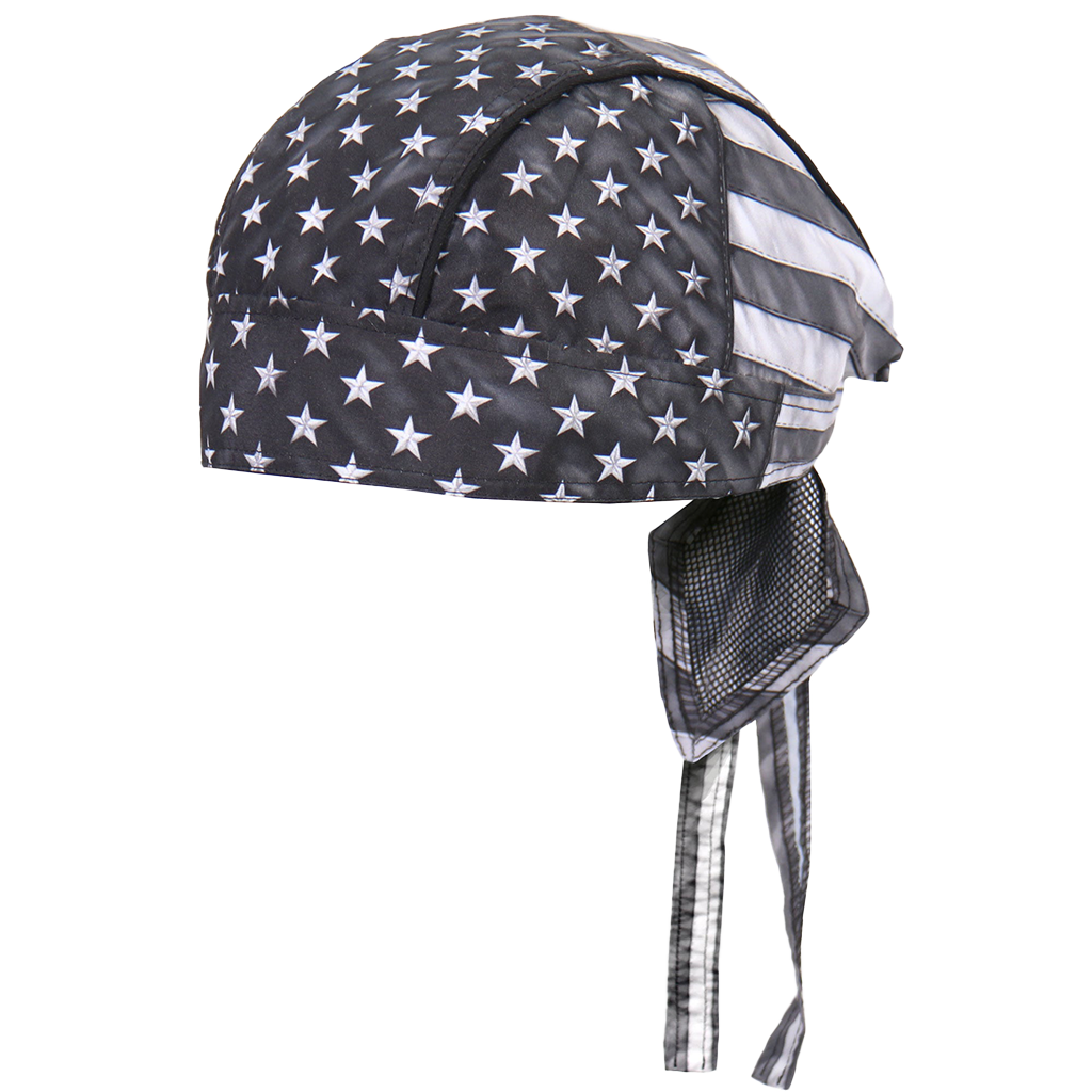 Gray Flag Headwrap