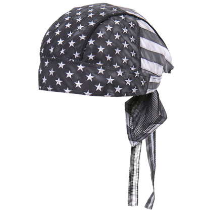 Gray Flag Headwrap