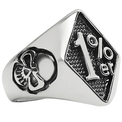 316L stainless steel motorcycle ring for rebels and riders