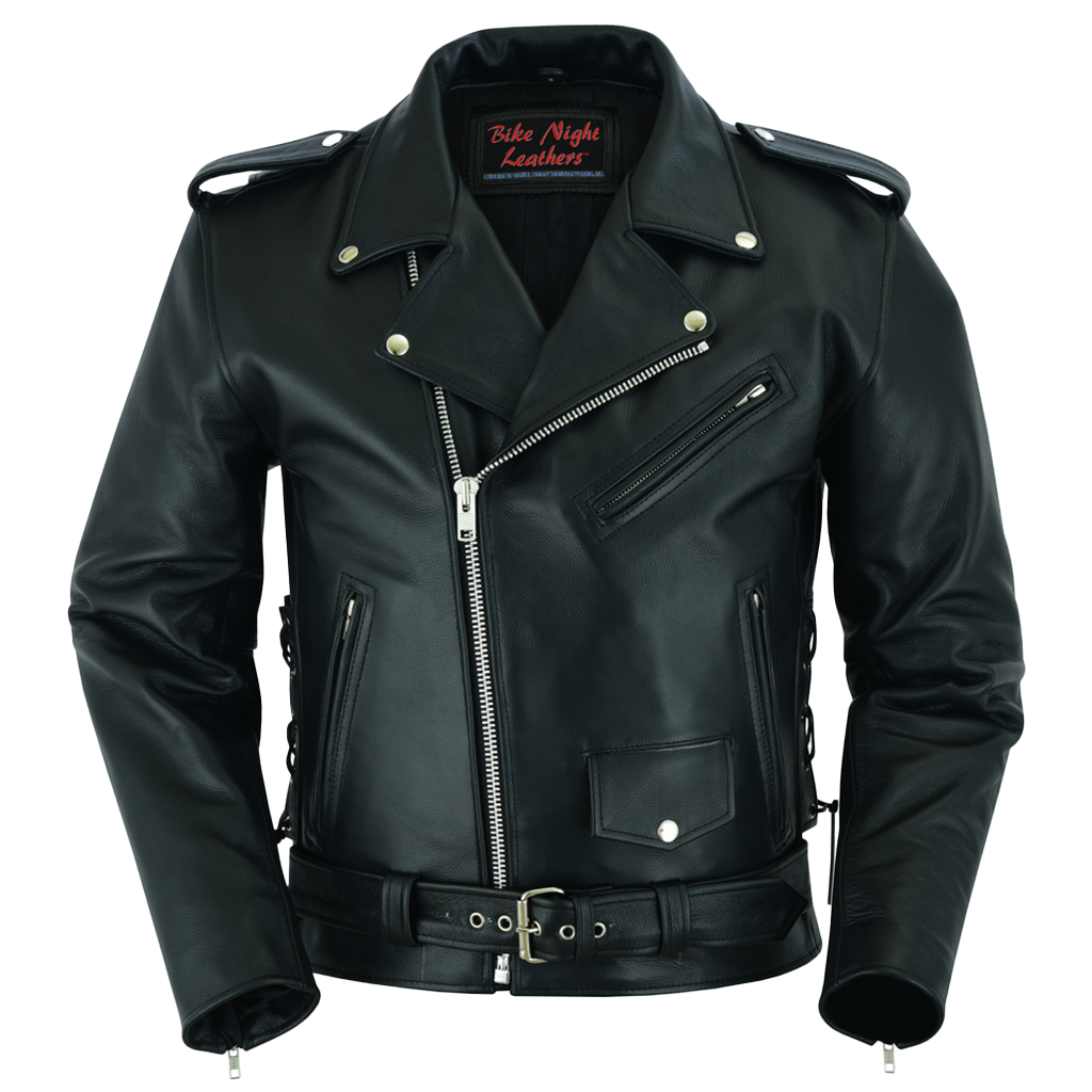 Lightweight Classic Leather Biker Jacket