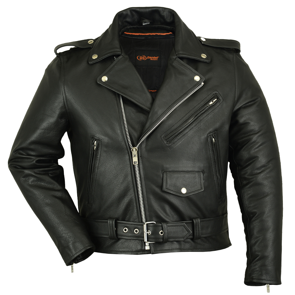 Classic Police Style Motorcycle Jacket