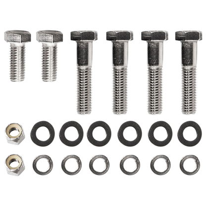 Set of screws and washers that are included with kit.