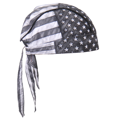 Gray Flag Headwrap