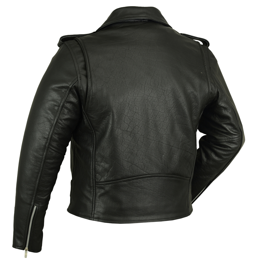 Classic Police Style Motorcycle Jacket