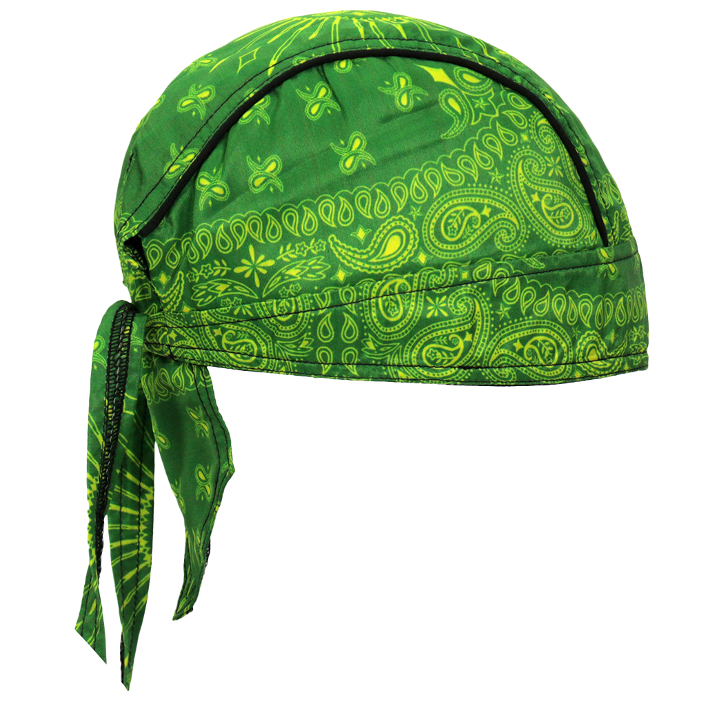 Green Paisley Headwrap