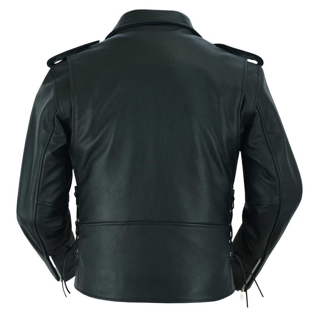 Lightweight Classic Leather Biker Jacket