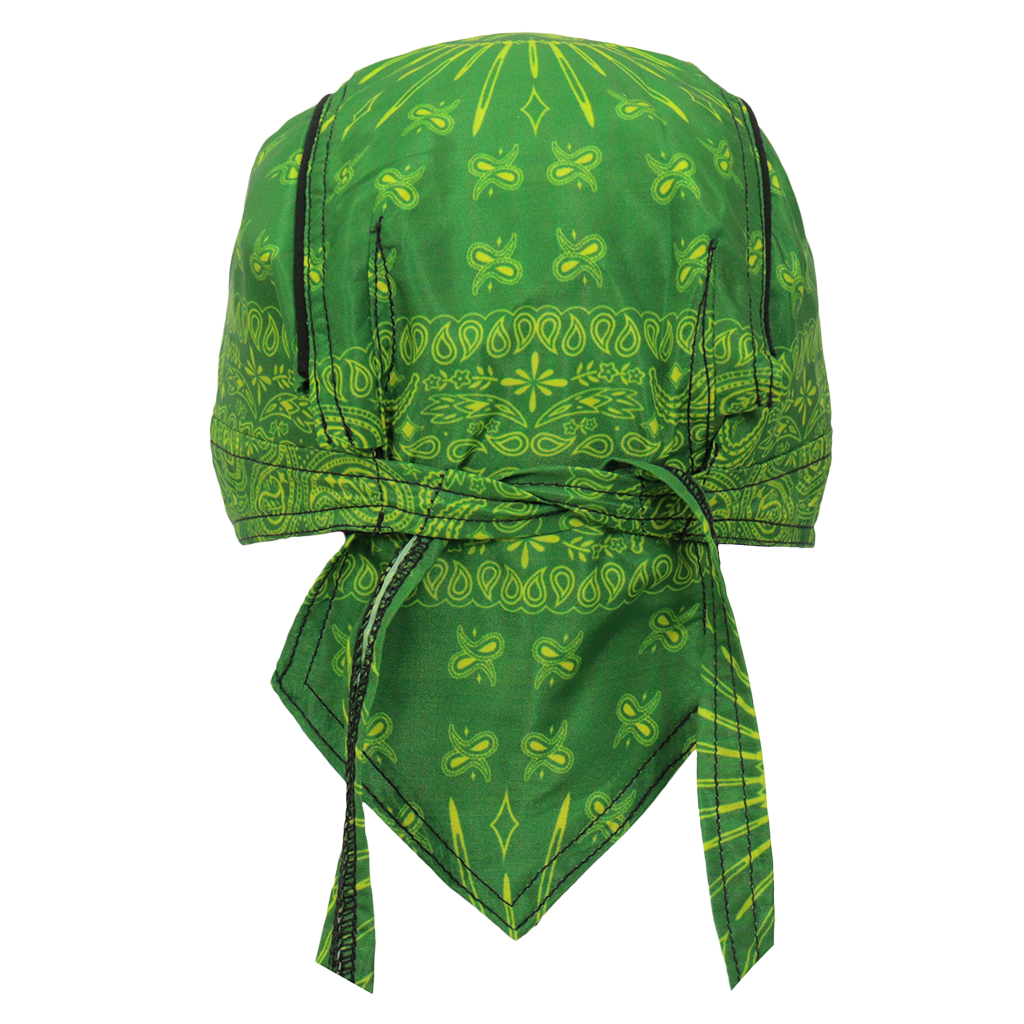 Green Paisley Headwrap