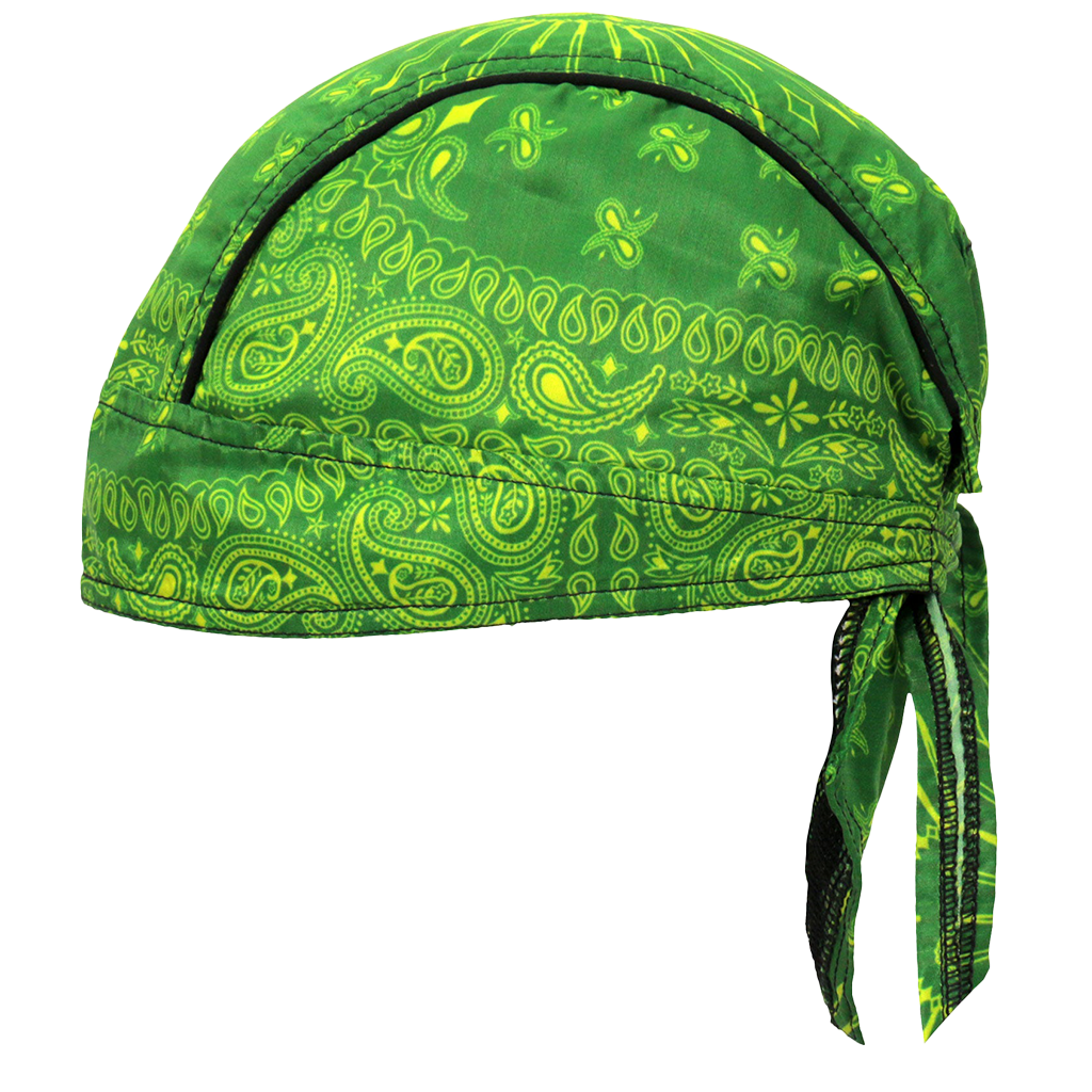 Green Paisley Headwrap