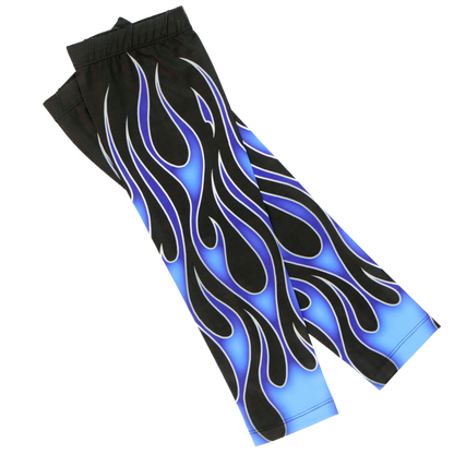 Blue Flames Arm Sleeves