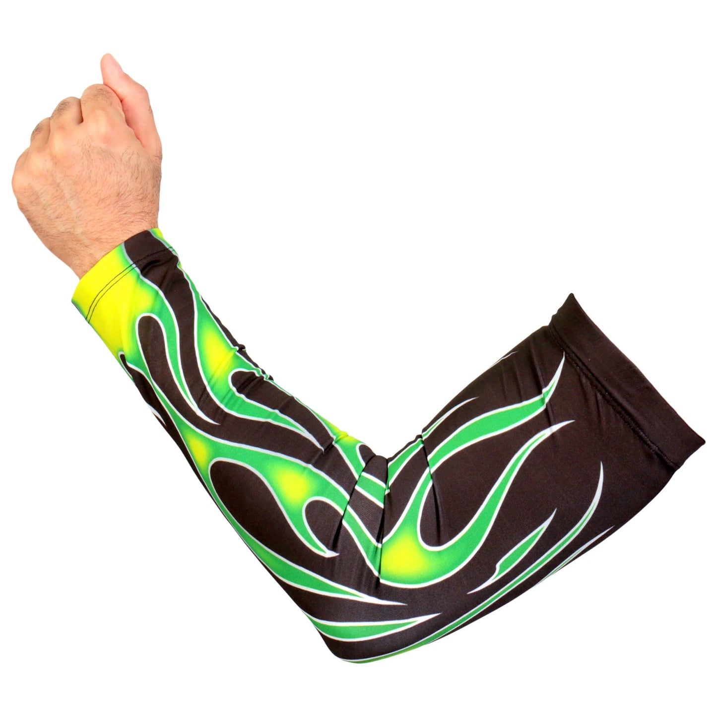 Green Flames Arm Sleeves