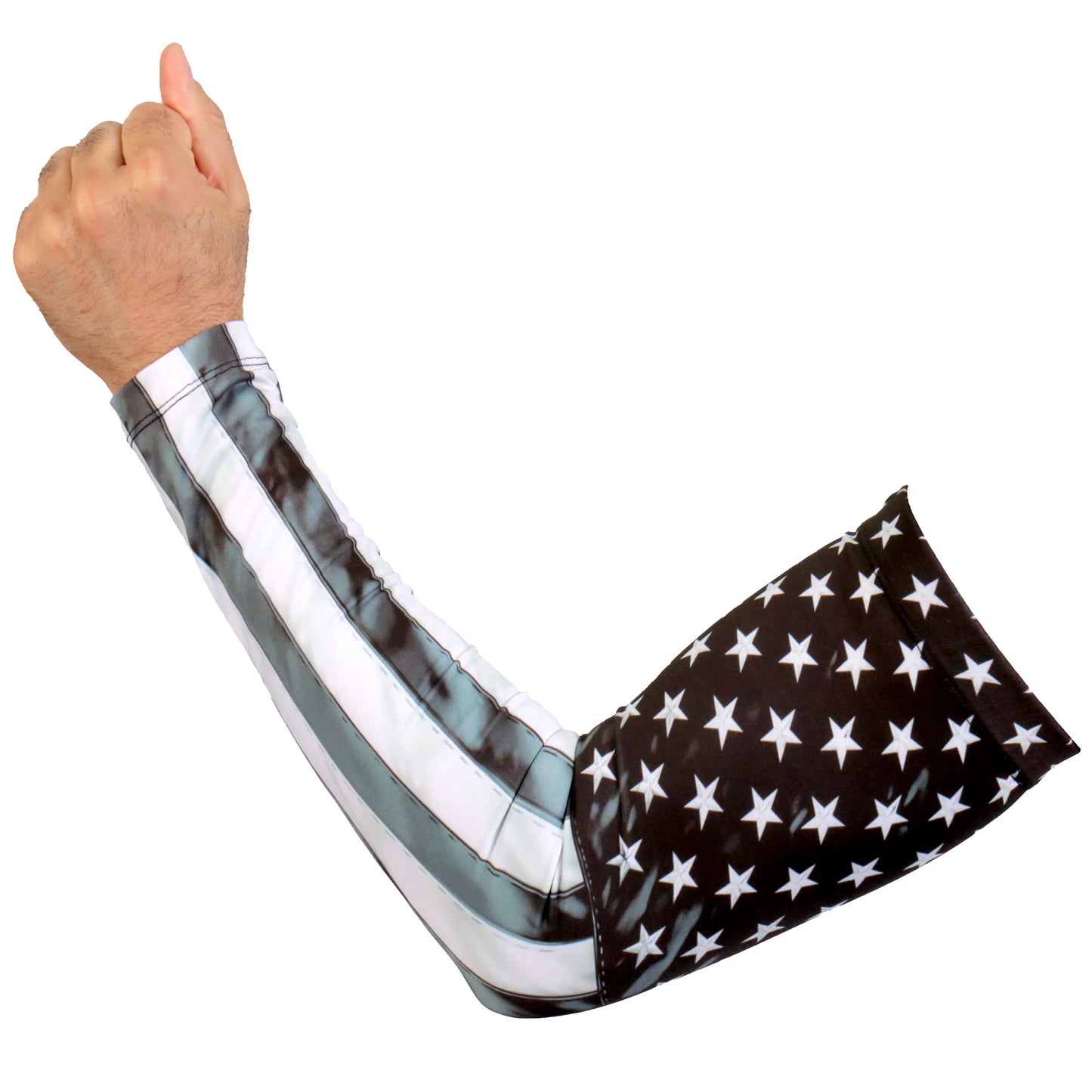 Grey Vintage Flag Arm Sleeves