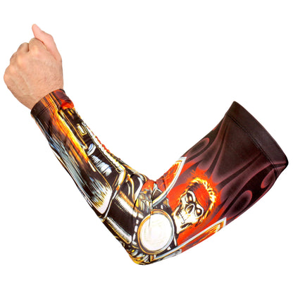 Fire Biker Arm Sleeves