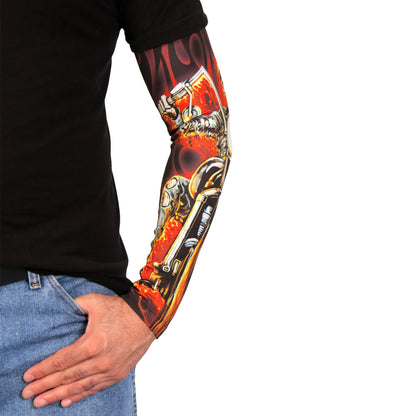 Fire Biker Arm Sleeves