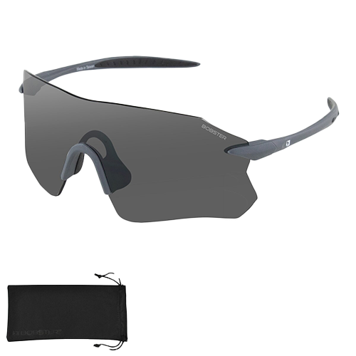 Shatter resistant Aero biker sunglasses with UV protection.