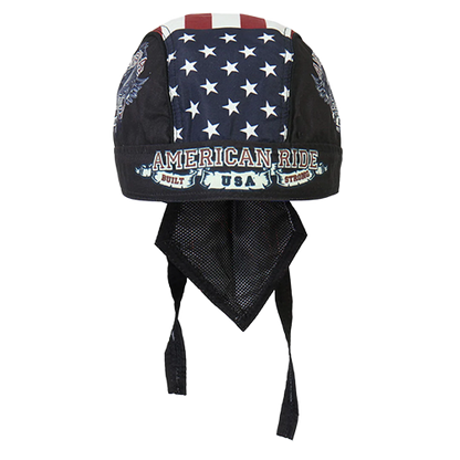 Hot Leathers American Eagle And Flag Headwrap