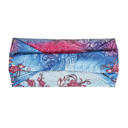 Angel Roses Rhinestone Crystal Headband Wrap 🌹✨