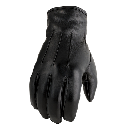 Z1R model 938 black deerskin glove, manufacturer back-of-hand view with three stitched lines