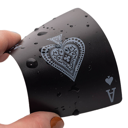 Black Edition Plastic Waterproof Playing Cards