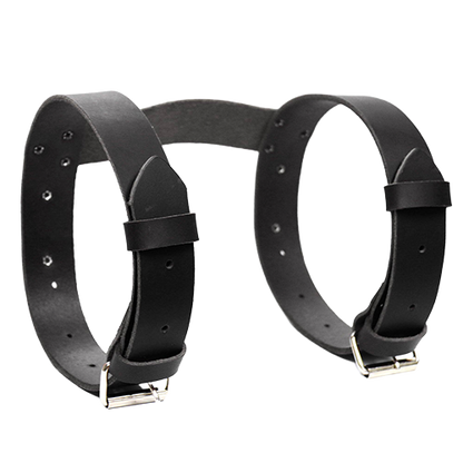 Blanket Roll – Black Leather Strap Motorcycle Gear