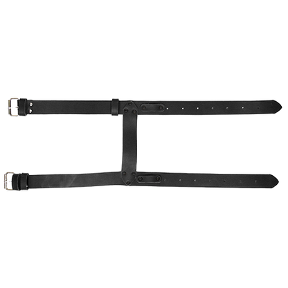 Leather Strap For Blankets Jackets Or Bedrolls On Bike – Black
