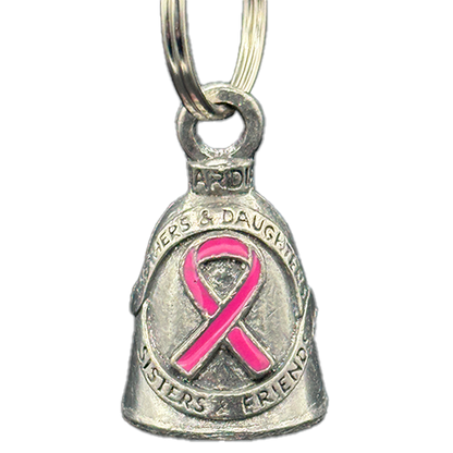 Pink Ribbon Motorcycle Bell Close-Up