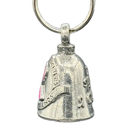 Breast Cancer Bell Guardian Pewter Design