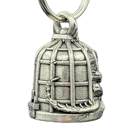 Bravo Bells Caged Gremlin Motorcycle Bell With Split Ring