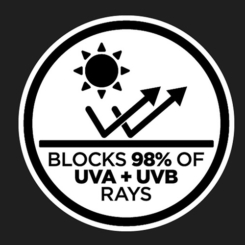 Convertible Balaclava in Black UVA + UVB