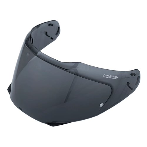 A smoke tinted outer shield for Daytona Detour and Glide helmets, designed to reduce glare and improve visibility.