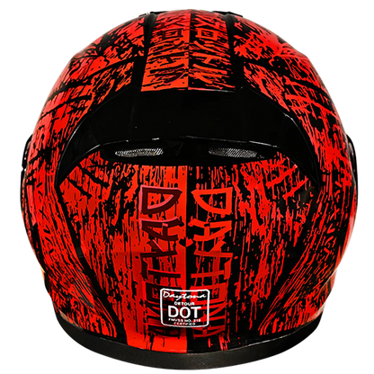 Glossy Daytona Detour Havoc helmet with Bluetooth compatibility and adjustable vents.