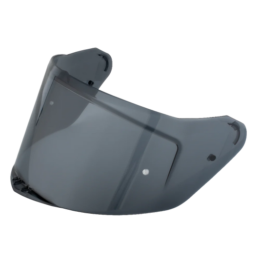 Smoke tinted replacement outer shield for Daytona Viper helmet designed to reduce glare and offer clear vision.