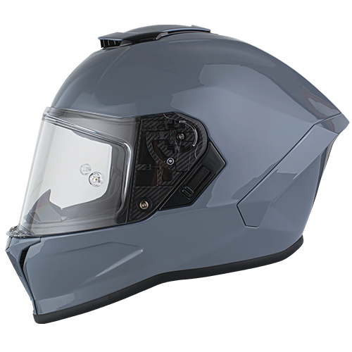 Daytona Viper Arctic Grey helmet featuring retractable smoke visor and Pinlock-ready clear shield.