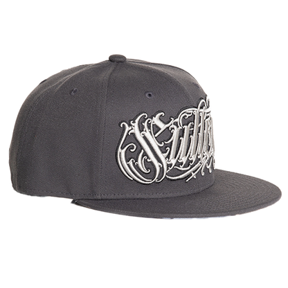 Gray Snapback With Gold Rose Details And Underbill Art