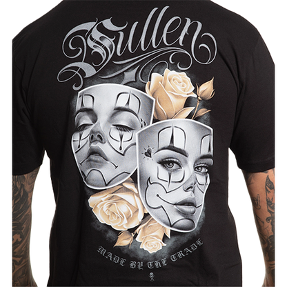 Sullen Artist Series T Shirt Featuring Faces And Roses