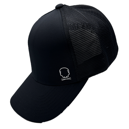 Black FlexFit Hat With White FAFO Print