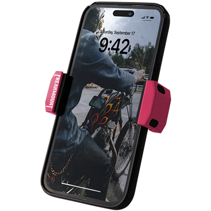 Cherry Pink Motorcycle Phone Holder – No Installation Needed