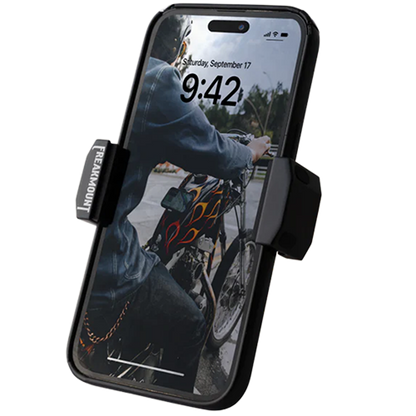 Black Motorcycle Phone Holder – No Installation Needed