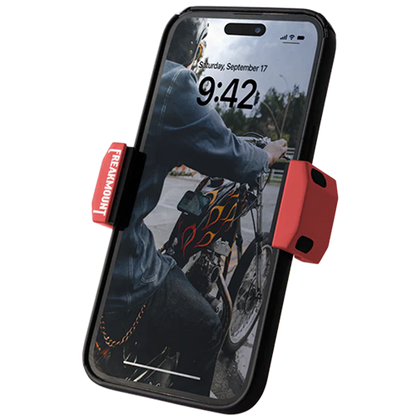Circus Red Motorcycle Phone Holder – No Installation Needed
