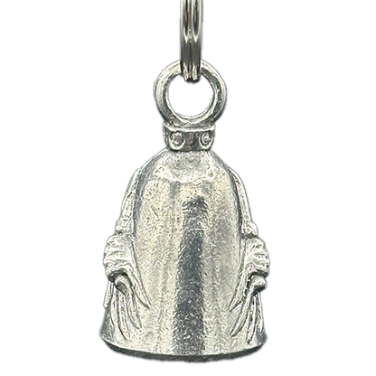 Winged Handlebar Motorcycle Bell Back Side