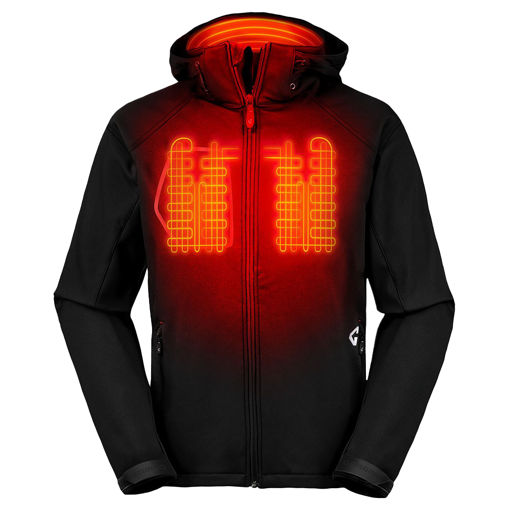 Men’s Heated Riding Jacket – Wind & Water Resistant Cold Weather Gear